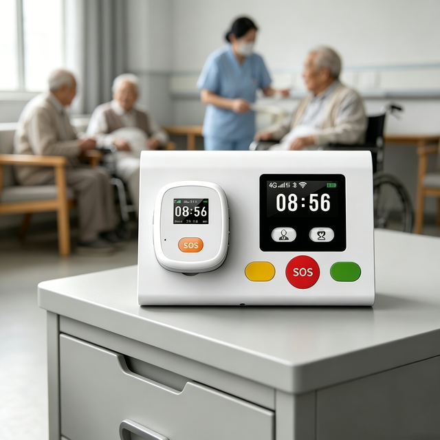 Home Elderly Alarm System Elder Patient Fall Detection SOS Call Remote Monitoring Device