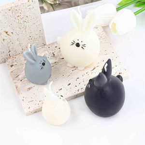 Molde de silicona con forma de huevo de conejo de pascua, moldes de jabón hechos a mano con dibujos de animales, concha de cordero, bricolaje, herramienta de resina con crisol cruzado - Product Image 5