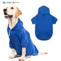 Sweat-shirt pour chien en polaire chaud avec logo personnalisé, respirant, pour chiens de petite et grande taille, vêtements de promenade en plein air