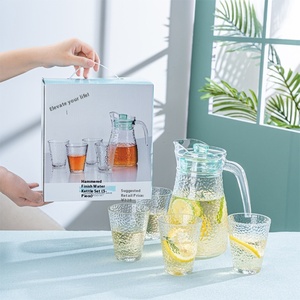 Bouilloire design pour thé et jus, en verre martelé, avec paroi épaisse résistante à la chaleur, pour bouilloire électrique - Product Image 1