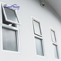Fenêtres à auvent en verre intelligent trempé double standard européen Superhouse pour barre de fenêtre à auvent en aluminium