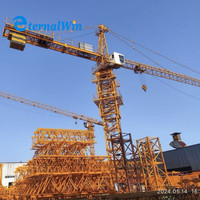 Grue de levage de tours de construction robuste de 8, 10, 12, 16, 20 tonnes pour chantier