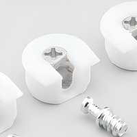 Connecteur de meubles Rafix 2 en plastique et alliage de zinc, certifié SGS, capacité de charge 50-80 kg, structure robuste