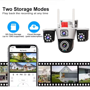 كاميرا أمان مع 3 عدسات واي فاي 4G Lte 3 في 1 نظام لمراقبة متجر المنزل المصنع - Product Image 3
