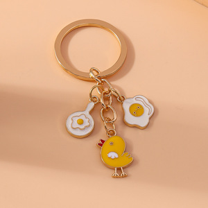 พวงกุญแจรูปไข่ดาวและไก่ทอดแบบง่ายๆ ของเวนนี่ส์ แบบปรับแต่งได้ สำหรับโทรศัพท์มือถือ จี้ห้อยอุปกรณ์เสริม - Product Image 5
