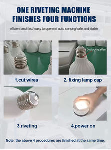 Máquina Remachadora Manual para Lámparas B22, Máquina Perforadora de Casquillos para Bombillas LED B22 para Medición Manual de Bombillas - Product Image 3