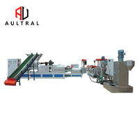 Granulateur de plastique industriel pour matériaux de déchets, granulation efficace, certifié CE, machine à faible entretien