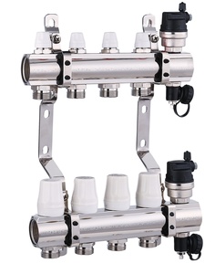 5 vie valvola domestico collettore di acqua idraulica in ottone attuatore elettrico collettore in ottone per il <span class=keywords><strong>riscaldamento</strong></span> <span class=keywords><strong>a</strong></span> <span class=keywords><strong>pavimento</strong></span> - Product Image 3