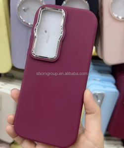 เคสโทรศัพท์มือถือซิลิโคนเจลนิ่มทันสมัยสำหรับ iPhone 16 15 14 PRO MAX เลนส์กล้องโลหะเหลวสำหรับ iPhone 13 12 11 - Product Image 6