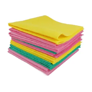 Wholesale Multipurpose Super Absorbent Cleaning Cloth Roll Needle Punched Non Woven Cleaning Wipes