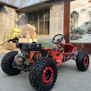 Go Karts de Pedales de 212cc y 4 Tiempos, Buggy Todoterreno, Kart de Carreras para Adultos, Asiento Ajustable, Neumáticos Grandes, Velocidad 60km/h, Aventura al Aire Libre - Product Image 3