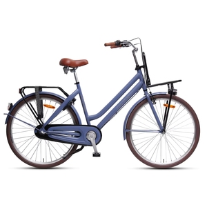 Bicicletta Urbana Classica TXED con Telaio in Acciaio da 28 Pollici, 3 Velocità e Cestino Anteriore per Noleggio e Turismo Femminile - Product Image 1
