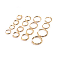 Boucles d'oreilles créoles simples en acier inoxydable de haute qualité, petites, pour la fabrication de bijoux DIY, accessoires de bijouterie plaqués or, vente en gros