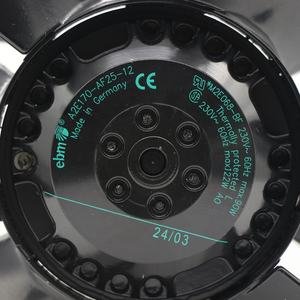 Ventilador Axial de Rotor Externo ebmpapst A2E170-AF25-12 M2E068-BF 230V AC 60HZ 122W 130mm 2700RPM 0.45A - Product Image 6