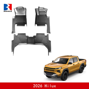 Wholesale Factory Custom 5D <b>TPE</b> Rubber Eco-friendly Waterproof Anti Slip 5D Car Floor Mats 3 Pieces for Toyota Hilux 2026 - Product Image 2