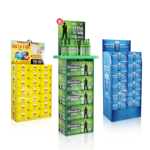 Siêu Thị Tùy Chỉnh Các Tông Sóng Chai Rượu Hình Hiển Thị Đứng Giá Rượu Vang Bìa Chất Liệu Hiển Thị Đứng - Product Image 6