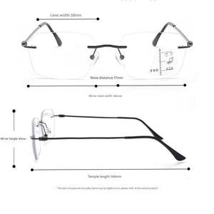 Gafas de Lectura Progresivas con Cambio de Color 2025, Anti Luz Azul, Fotocromáticas, Multifocales, para Hombre - Product Image 5