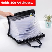 Sac à documents imperméable à grande capacité, sac accordéon, mallette pour l'organisation, personnalisation en gros