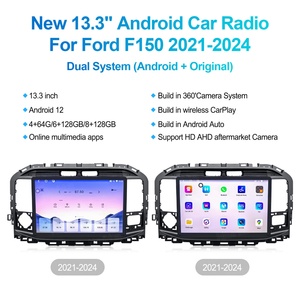 Navihua 13.3" Android Carplay for Ford F150 2021-2024 Low Version Upgrade to High Version GPS Navigation Multimedia <b>Auto</b> Player - Product Image 3