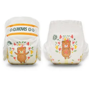Small Size Soft Breathable Fine Baby Training Diapers New Diapers Made from Fluff Pulp