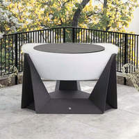 Lámpara de Pilar LED solar moderna para decoración de jardín IP65, tamaño pequeño para Villa, puerta, césped, poste superior, iluminación
