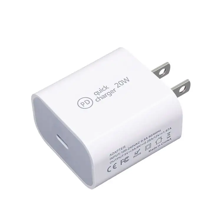 Factory Wholesale 18W 20W 35W 40W USB C Wall Charger PD Fast Charger Block Type C Power Adapter for Apple iPhone 12 13 14 Pro