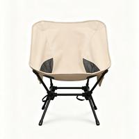 Chaise de camping moderne en tissu Oxford carré - Pliable et légère pour pique-niques, jardins, campings et détente en plein air