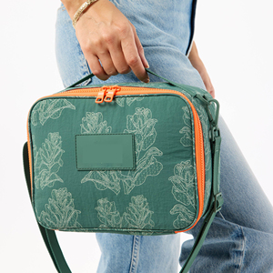 Bolsa Térmica Personalizada Ligera de Nailon Ripstop 100% para Alimentos y Bebidas, Bolsa de Picnic con Diseño de Flores de Hibisco - Product Image 2