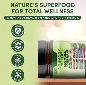Cápsulas de Suplemento de Guanábana 24 en 1 Más Vendidas - Mezcla Herbal Antioxidante con Colágeno, Cúrcuma <span class=keywords><strong>y</strong></span> <span class=keywords><strong>Magnesio</strong></span> para el Bienestar - Product Image 4