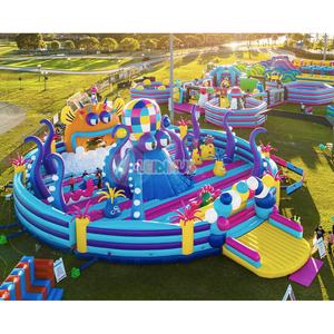 Équipement de terrain de jeu de château de videur gonflable de <span class=keywords><strong>grand</strong></span> rebond Trampoline de thème de poulpe géant grands parcs gonflables pour des adultes d'enfants - Product Image 1