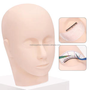 Modèle de tête de maquillage réaliste en silicone en gros pour les outils d'extension de cils - Product Image 5