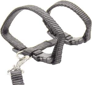 Collier de chat réglable pour chats, ceinture en Nylon, corde de sécurité, laisses lapin chaton Kedi harnais ensemble de laisses - Product Image 2