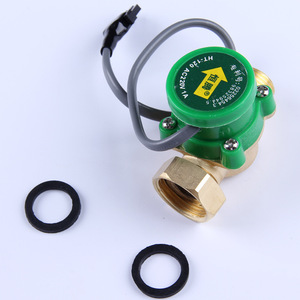 HT-120 สวิตช์ควบคุมการไหลของน้ำ 220V 1A ทองเหลือง ชนิดลูกลอยแนวตั้ง IP24 1.6Mpa - Product Image 1