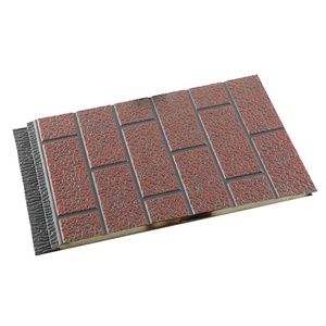 3D metal revestimiento de panel sándwich poliuretano panel con aislamiento térmico panel de pared para apartamento - Product Image 1