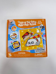 Giấy vẽ đồ chơi DIY phim hoạt hình đóng khung handpainted trẻ em bột giấy sơn Kit DIY bức tranh bằng số - Product Image 4