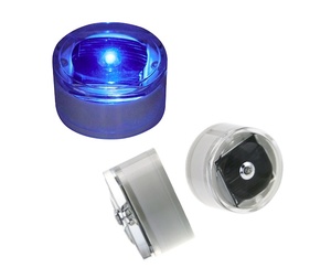 Mini-lampes LED solaires encastrées rondes pour allées de jardin, résistantes à l'eau, en plastique, 50 mm (2 pouces), pour terrasses et chemins - Product Image 1
