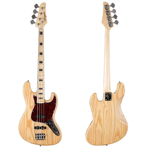 Guitar <span class=keywords><strong>bass</strong></span> điện <span class=keywords><strong>4</strong></span> dây chất lượng cao, sản xuất tại xưởng, tùy chỉnh, chất liệu gỗ Ash, hệ thống pickup S-S-H, nam châm Alnico, cần làm bằng gỗ Maple Canada, mặt sau và thân bên làm bằng gỗ Mahogany - Product Image 1