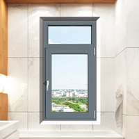 Ventanas Abatibles de Aleación de Aluminio Modernas de Alta Calidad - Duraderas, Eficientes Energéticamente, con Vidrio Low-E, Certificación Energy Star, para Exteriores y Baños