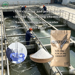 Полимерный коагулянт PAM для бурения скважин, анионный и катионный полиакриламид APAM для промышленной водоочистки (порошок) - Product Image 1