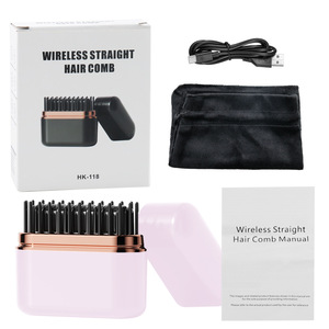 Nouveau fer à lisser et à boucler sans fil transfrontalier, brosse à boucler sans dommage, boucle intérieure, lisseur de cheveux négatif - Product Image 5