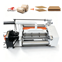 Machine à rainurer simple à paroi mince Oray E Flute avec moteur à cassette, engrenage et changement rapide des rouleaux, capacité de 100 m/min, papier à large application