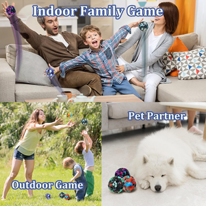 Balle pour animaux de compagnie en EVA indestructible et durable, design creux écologique, jouet pour le jeu et l'entraînement des chiens - Product Image 6