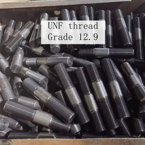 M12-m36 din A193 B7 मिश्र धातु स्टील पाइपलाइन के लिए भारी नट्स के साथ पूरी तरह से स्टड बोल्ट को तैयार किया गया - Product Image 2