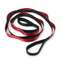 Gimnasio Fitness Custom Strong Durable Stretch Bands 10 Loops Yoga Estiramiento Correa para terapia física