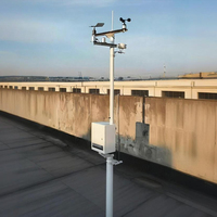 Station météo photovoltaïque connectée au réseau avec système de surveillance environnementale pour détecteurs de capteurs de testeur de production d'énergie