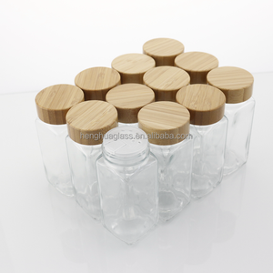 Lot de 12 pots de poudre d'épices en verre de 4oz 120ml avec couvercle et shaker en aluminium argenté - Product Image 5