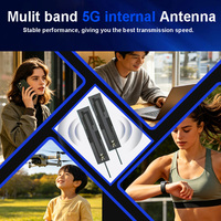 Antenne interne FPC double bande 2,4G et 5G AW SP01 avec connecteur UFL pour répéteur WiFi