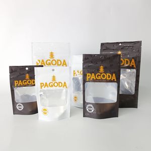 ถุง Mylar ที่กำหนดเองพร้อมกล่องตั้งกันความชื้นถุงซิปแบบยืนถุงใสจุดหน้าต่างพิมพ์ UV - Product Image 3