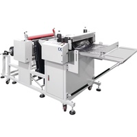 Machine de découpe micro-ordinateurisée 1800W pour feuilles de plastique EPE et papier de poisson, coupe de rouleaux en feuilles 34m/min 600mm