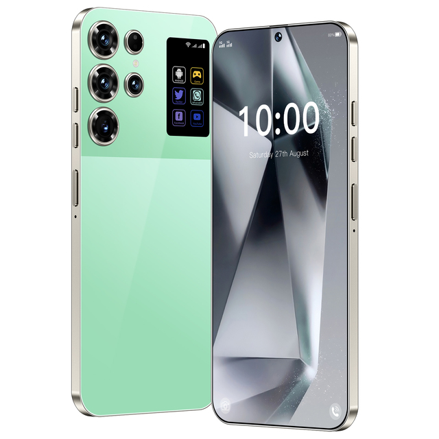 S26 5G Smartphones Large Battery 108MP Rear Camera Deca Core CPU 7.3-inch HD Screen Android 14 16GB+1TB Storage LTE+CDMA